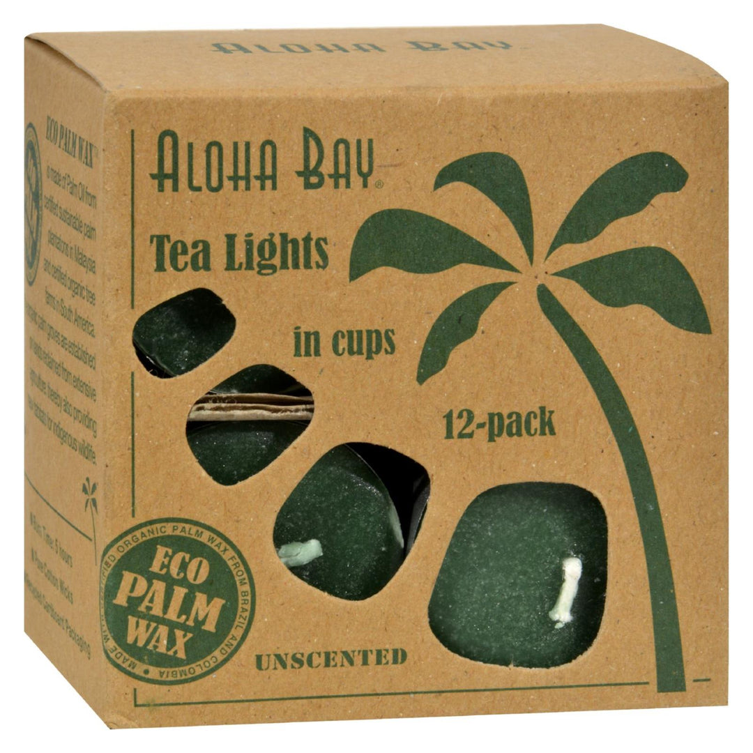 Aloha Bay - Tea Light - Green - 12/.7 Oz - Maras Green